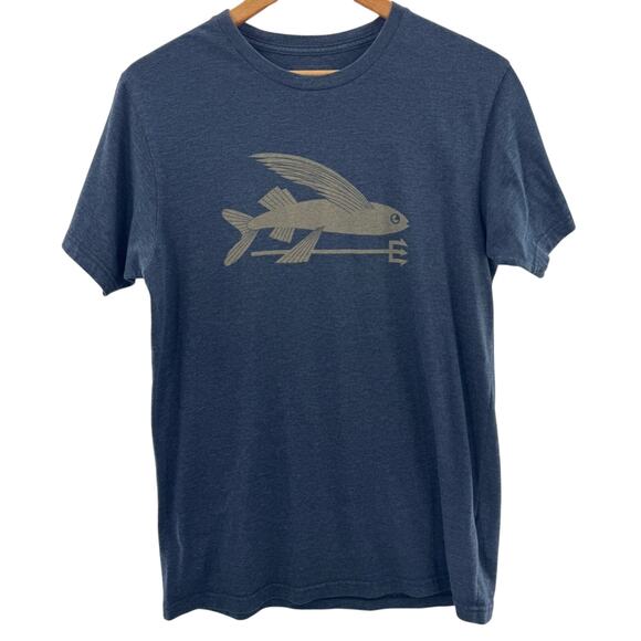 Patagonia Other - Patagonia Men’s Worn Wear Flying Fish Graphic T-Shirt Blue Size XL